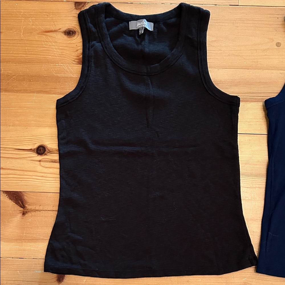 Marled and A.N.A. Dark gray and Navy Tank Tops - Picture 2 of 6